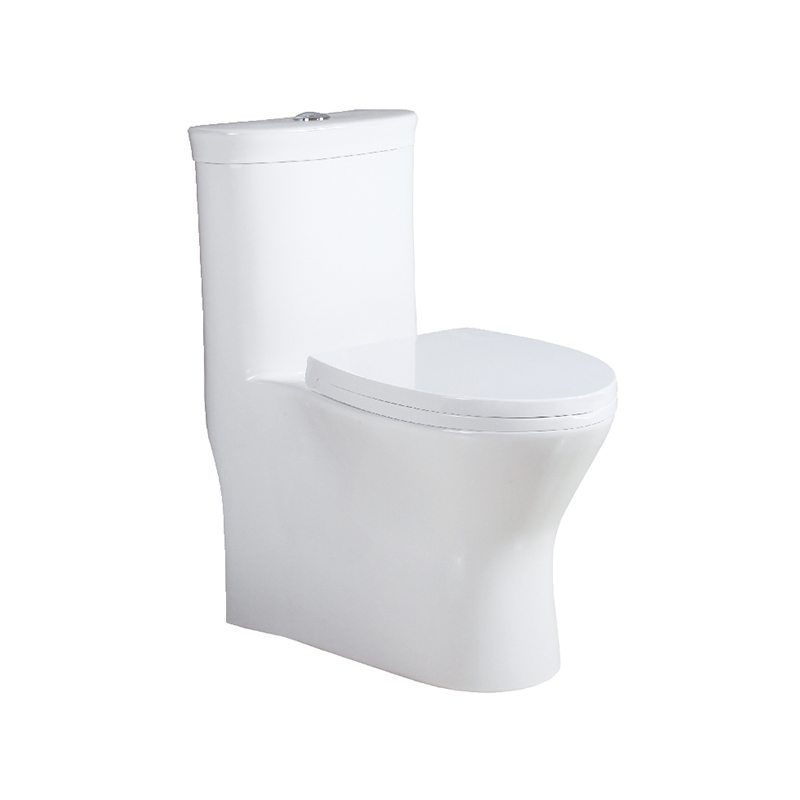 1-piece Rimless Self-clean Glaze Siphonic Flushing  Economical Ceramic Toilet