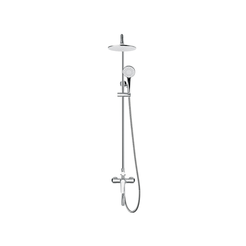 3-function Air-injected Enlaged Rain Shower With Rotatable Bottom Water Spout