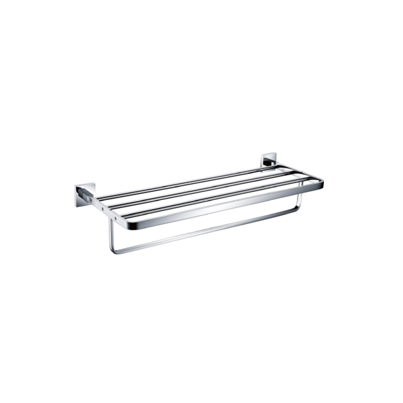 Brass Chromed Bath Towel Rack