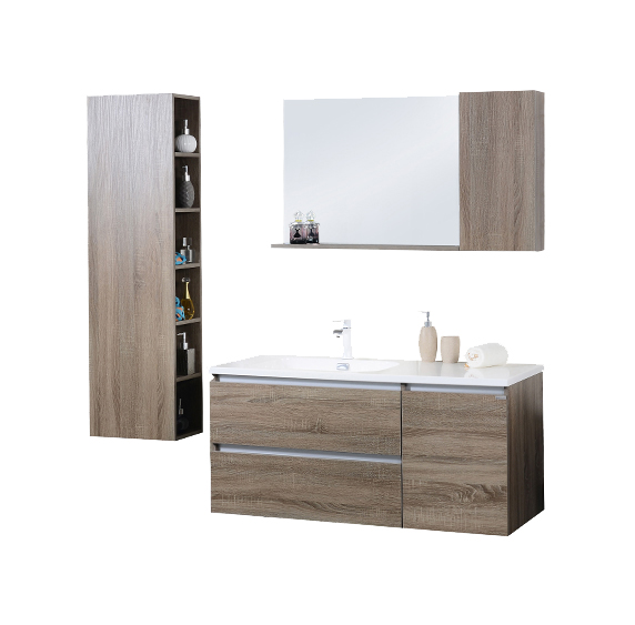 Direct Sale Melamine Wall Mounted Vanity Bathroom Cabinet