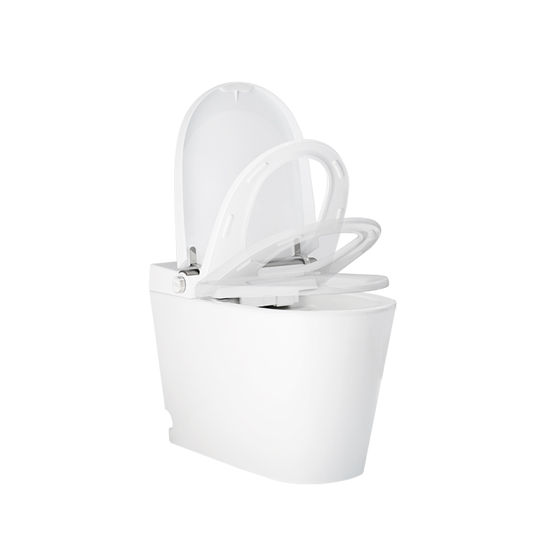 Foot Sensor Flushing Smart Toilet With Prewetting Ceramic Function