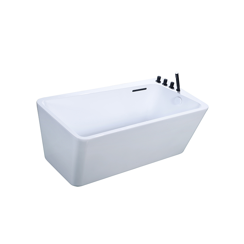 Freestanding Bathtub with Easy To Access Repair Window, Bubble Function Is Optional