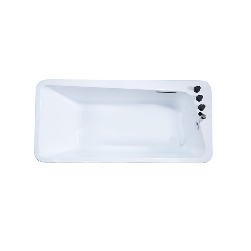 Freestanding Bathtub with Easy To Access Repair Window, Bubble Function Is Optional