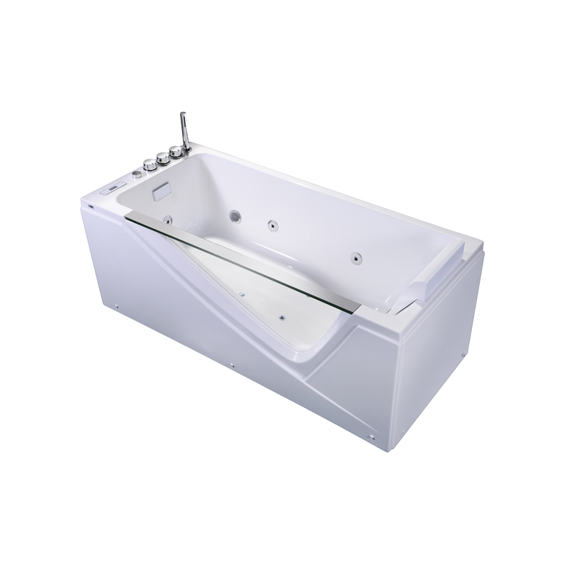 Preminum Massage Bathtub with Digital Control Panel and 7 Color Led Light