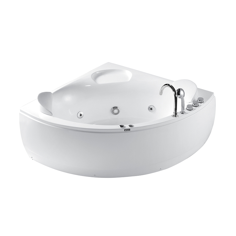 Two Persons Fan-shaped Massage Bathtub