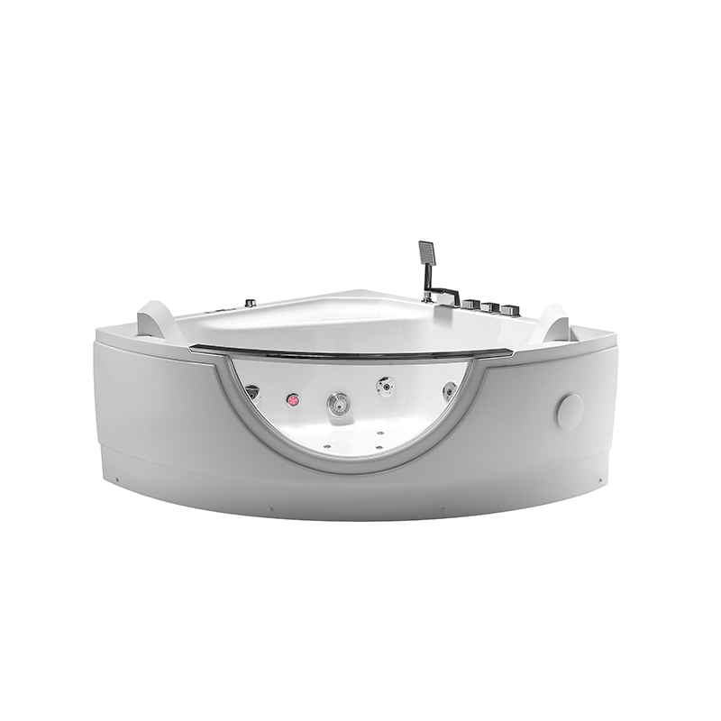 Water Massage and Air Massage Fan-shaped Bathtub